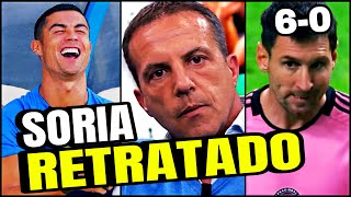 🚨CRISTIANO RONALDO RETRATA a CRISTOBAL SORIA por la HUMILLACIÓN a MESSI AL NASSR 60 INTER DE MIAMI [upl. by Chilson]