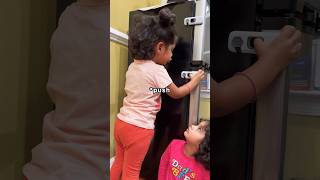 One more child lock successfully wasted 😂 chaithratara funny [upl. by Calendra]