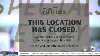 More than a dozen Rubios closing in San Diego [upl. by Cleveland]