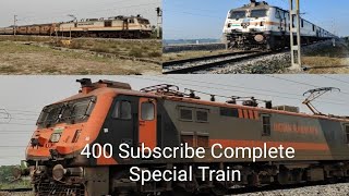 400 SUBSCRIBE Special TRAIN Video  High Speed Perfect Crossing Trains  Frequently Asked Train [upl. by Jaela]