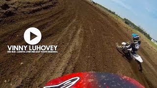 HELMET CAM Vinny Luhovey Jr  Red Bud  Loretta Lynn MidEast Regional [upl. by Ydissac]