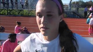 GIRLS SOCCER Hightstowns Jess Marcus 10272014 [upl. by Selie850]