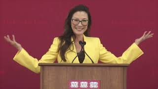 Michelle Yeoh addresses the Harvard Law School Class of 2023 [upl. by Adyahs]