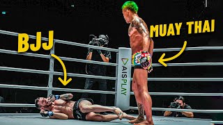 When A MUAY THAI Monster Moves To MMA 🔥 😵 Yodkaikaew vs Alex Schild [upl. by Morell879]