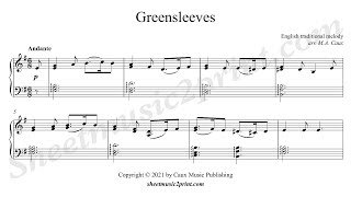 Greensleeves  Piano [upl. by Tuttle]