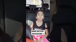 Harini Birthday Preparations 🥳ytshorts shorts harinipapa cutiepie mahishivan tamadamedia [upl. by Letha769]