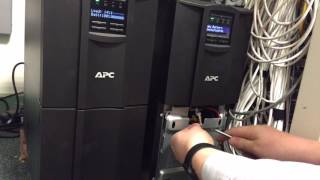 APC SmartUPS 3000 LCD Hot Swap Battery [upl. by Euridice]