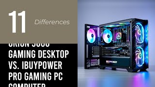 Acer Predator Orion 3000 Gaming Desktop Vs IBUYPOWER Pro Gaming PC Computer Desktop [upl. by Assilaj]