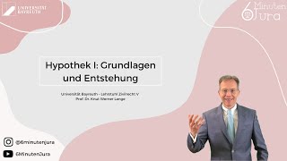 Hypothek I Grundlagen und Entstehung [upl. by Atikkin]