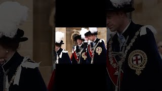 shorts Royals arrive at the Order Of The Garter Service at Windsor Castle royal kingcharles uk [upl. by Nnyledam]