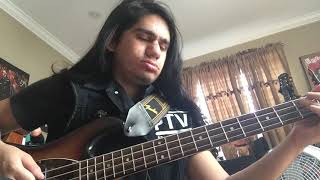 Surfaris  Wipe Out Bass Cover [upl. by Joacima]