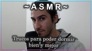 ASMR  Trucos para dormir bien  SUSURROS  ASMR ESPAÑOL [upl. by Alfonzo]