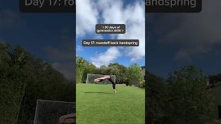 ✨Roundoff back handspring tutorial✨ tumbling tutorial backhandspring gymnastics cheer [upl. by Okomom636]