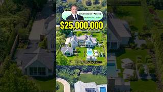 Sylvester Stallone Homes Hampton NY Worth 25 Million sylvesterstallone homes celebrityhouse [upl. by Octavla]