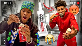 I Replaced Jordan TOOTHPASTE To See His ReactionNEVER AGAIN [upl. by Essa]