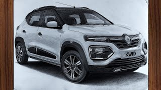 Renault Kwid car sketch [upl. by Ati]