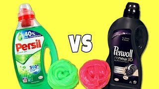 PERSIL VS PERWOLL  Slime Activators  which one is better Testing Slime Activators [upl. by Kelbee]