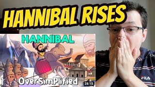 History Nut Reacts to SECOND PUNIC WAR  OVERSIMPLIFIED Part 1  Hannibal Rises [upl. by Dibri]