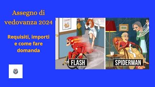 Assegno di vedovanza 2024 requisiti importi e come fare domanda [upl. by Laohcin]