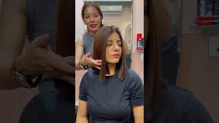 Hair Botox treatment 💇‍♀️Gobal hair colour [upl. by Sabanrab]