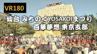 【8K VR180】みちのくYOSAKOIまつり 百華夢想 東京支部 [upl. by Harbard]