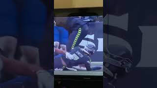 Geno Smith caught red handed or footed Pretending to trip on 4th downfootball [upl. by Lianna]