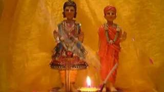 BAPS SWAMINARAYAN AARTI WITH REAL AARTI FLAME [upl. by Accber25]