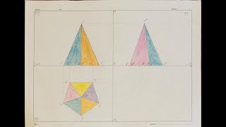 proiezione ortogonale piramide a base pentagonale [upl. by Ardeen]
