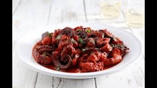 Polpo in tegame Ricetta facile e veloce Come cucinare il polpo Octopus italian easy recipe [upl. by Ilise]