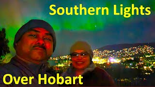 Stunning Aurora Australis Over Hobart  Southern Lights in Tasmania [upl. by Caldeira290]