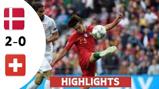 Denmark vs Switzerland 20 All Goals amp Highlights  UEFA Nations league [upl. by Gloriane]