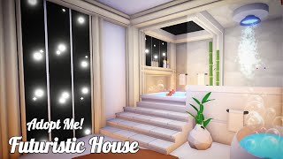 Adopt Me Aesthetic Dream Bathroom  Futuristic House Speed Build Design amp Ideas  Part 2 [upl. by Anipsed]