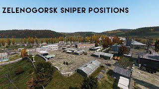 THE BEST SNIPING SPOTS in ZELENOGORSK  DAYZ [upl. by Kunz46]