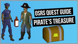 OSRS Pirates Treasure Quest Guide  Ironman Friendly  Old School RuneScape [upl. by Etnovad]