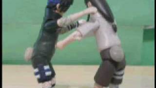 sasuke vs neji stopmotion [upl. by Martelle]