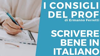 Come scrivere bene in italiano ed evitare gli errori più comuni [upl. by Daberath]