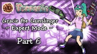 Terraria 13 Expert Gunslinger Part 6  Gracie vs Skeletron amp Minishark Time  132 Lets Play [upl. by Amisoc]