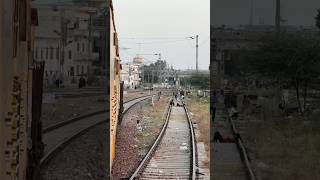 WDG6G Honking At peoples walking on railway track indianrailways [upl. by Telrahc753]