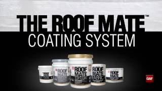 How to Install the GAF Roof Mate Coatings System  GAF Roofing [upl. by Urba477]