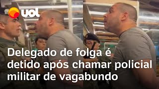 Delegado embriagado é detido após desacatar policial militar no Ceará Vagabundo Veja vídeo [upl. by Annel]