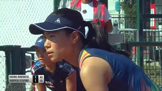 Strasbourg QF  日比野菜緒二宮真琴 HibinoNinomiya v DabrowskiOstapenko Set 1 [upl. by Lad]