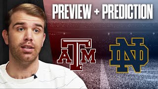 Texas AampM vs Notre Dame Preview Predictions amp Bets  2024 [upl. by Anilyx747]