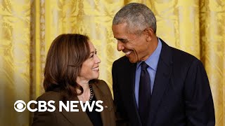 Obamas endorse Harris for Democratic nomination [upl. by Sitelc417]