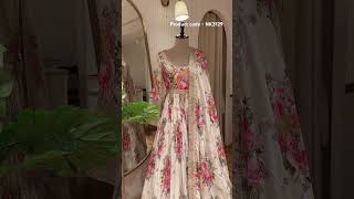 Buy Printed Anarkali Salwar Suit Online Shopping [upl. by Remot]