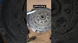 How to clutch 😳 automobile carenginerepair mechanic carrepair diy carrepairtips how howto [upl. by Gleason991]