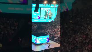 FANCAM 170820 MarkSon Mc moments  BTS mentioned I NEED U  KCON LA 2017 [upl. by Noraj553]