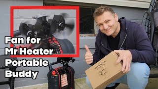 How To Attach Heat Powered Fan for Mr Heater Portable Buddy [upl. by Mikey]