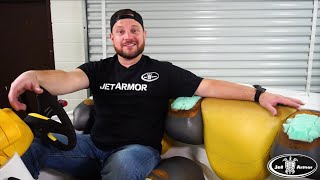 Jet Armor Seat Covers Installation Video SeaDoo 45Seater Speedster Sportster Challenger [upl. by Dulcia822]