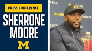 Sherrone Moore Press Conference After Michigan Football Win Over Michigan State I GoBlue [upl. by Peednama]