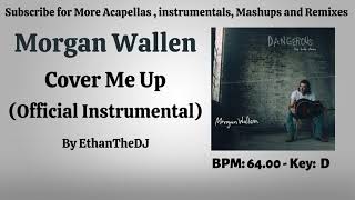 Morgan Wallen  Cover Me Up Official Instrumental [upl. by Doane]